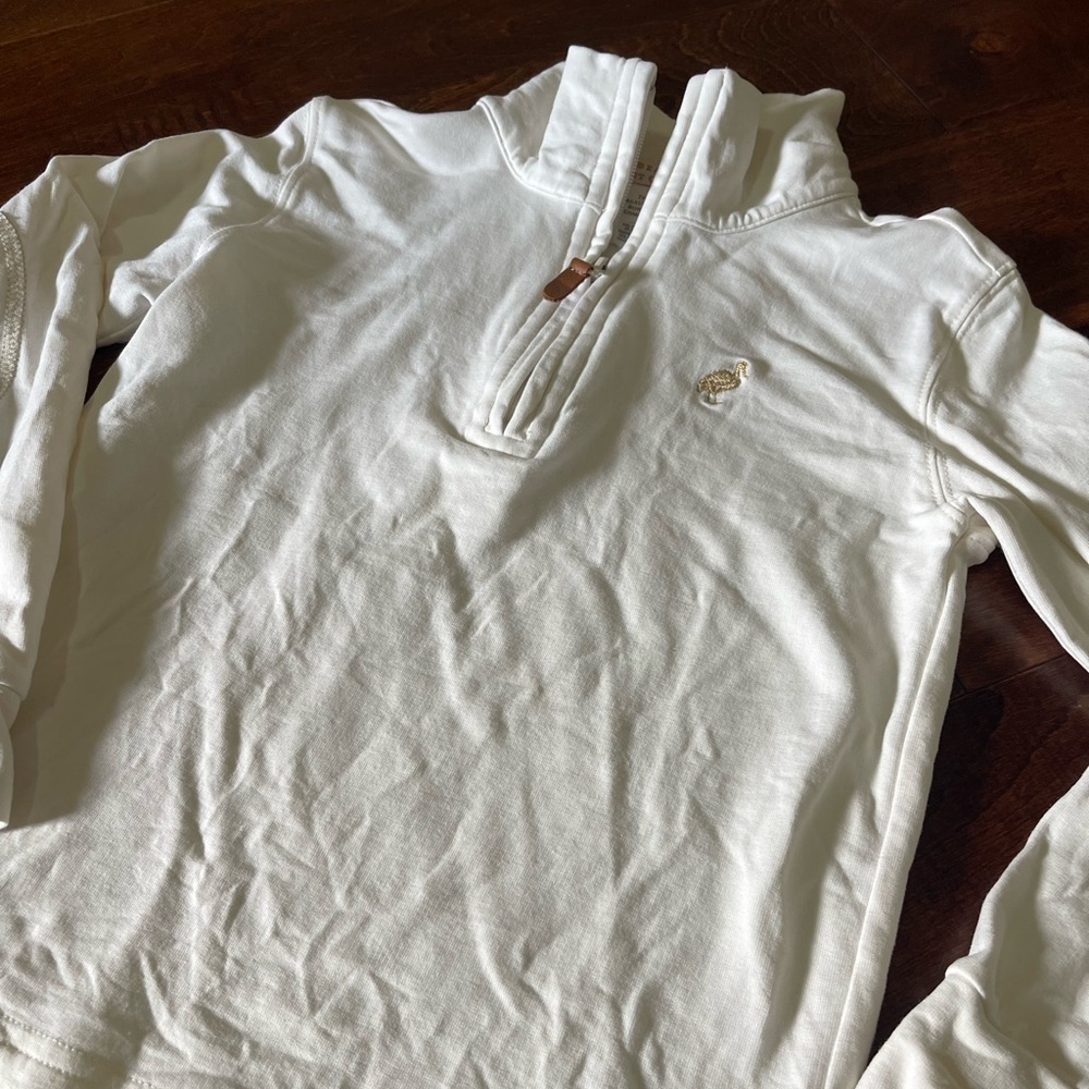 TBBC Hayword Half Zip Pullover Top Cream- sz 5 - Picture 2 of 6